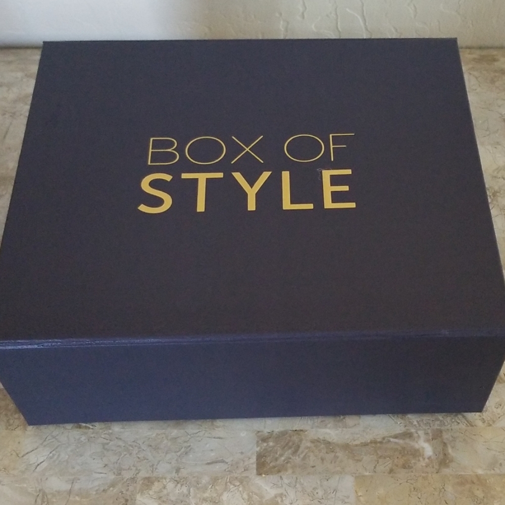 Box of Style Navy Storage Box NWOT